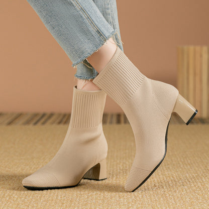 Bottines Chaussette Élégance