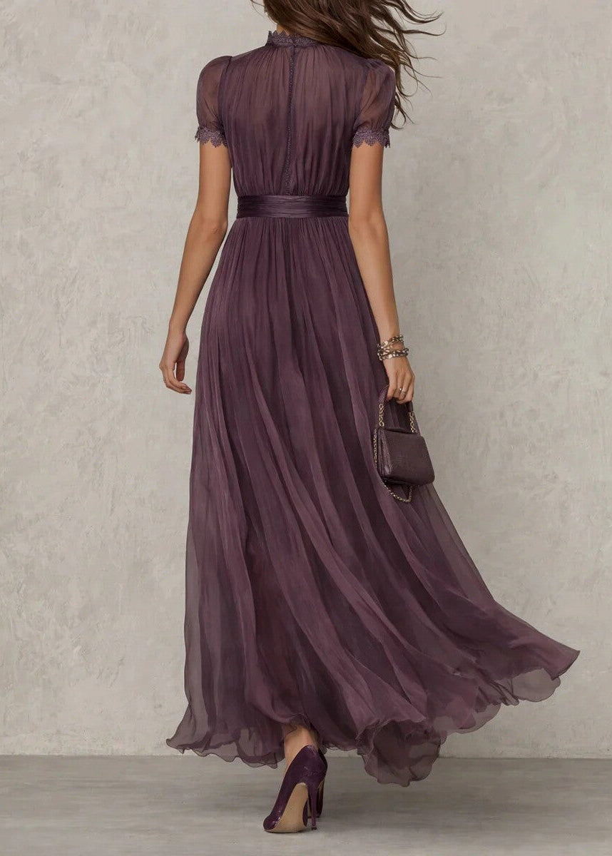 Auréline - Robe Longue Élégance Royale