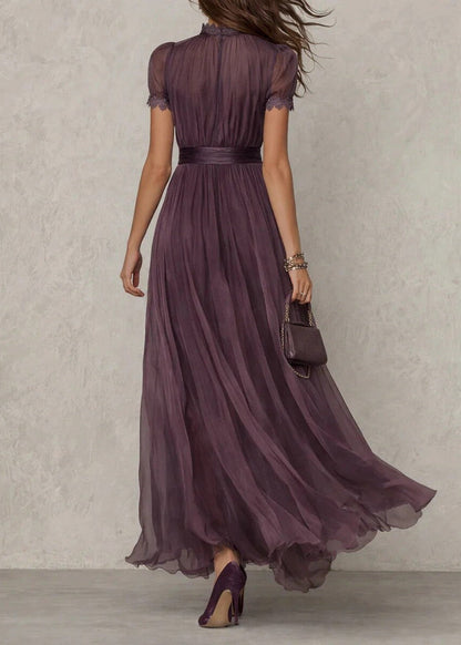 Auréline - Robe Longue Élégance Royale