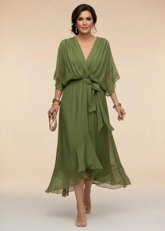 Alizée™ | Robe fluide à col en V