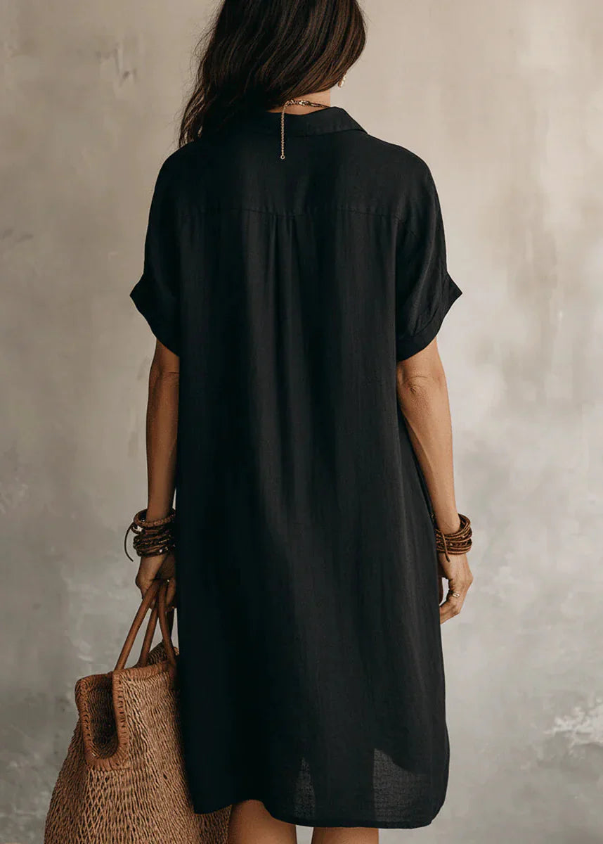 Noélia - Robe Chemise Minimaliste