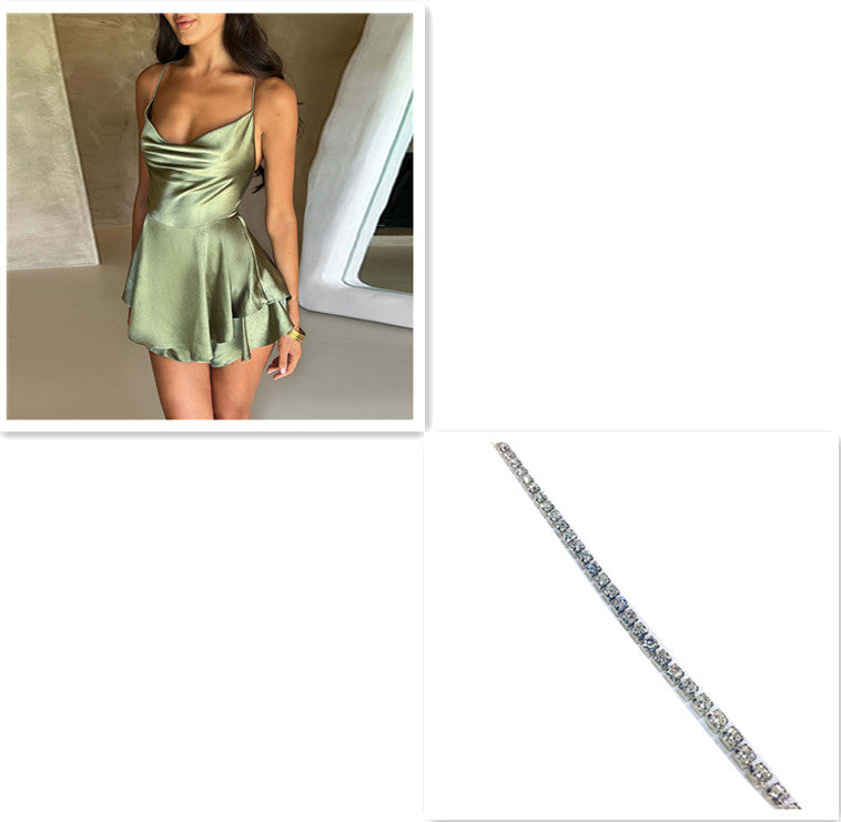 Velira – Robe Satin Allure Sensuelle