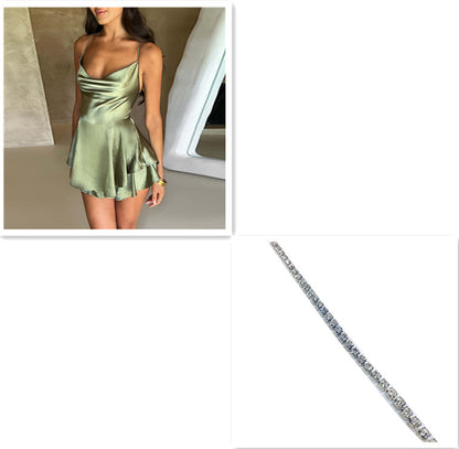 Velira – Robe Satin Allure Sensuelle