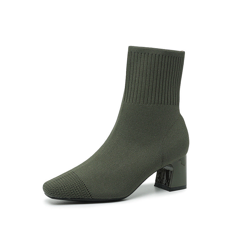 Bottines Chaussette Élégance