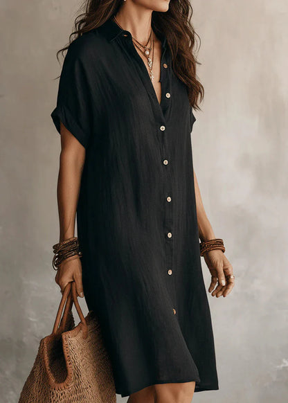 Noélia - Robe Chemise Minimaliste