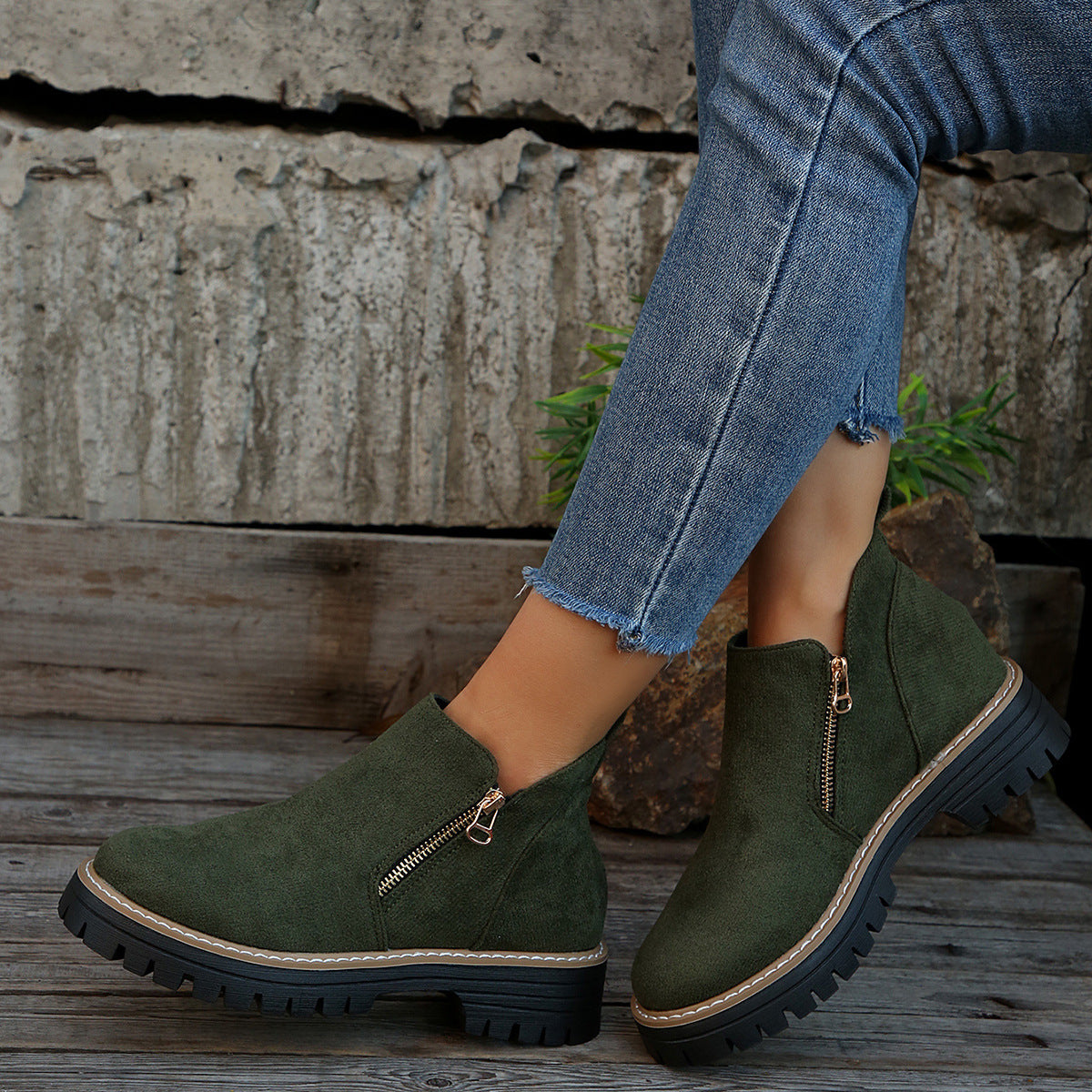 Bottines Suédées Moderne