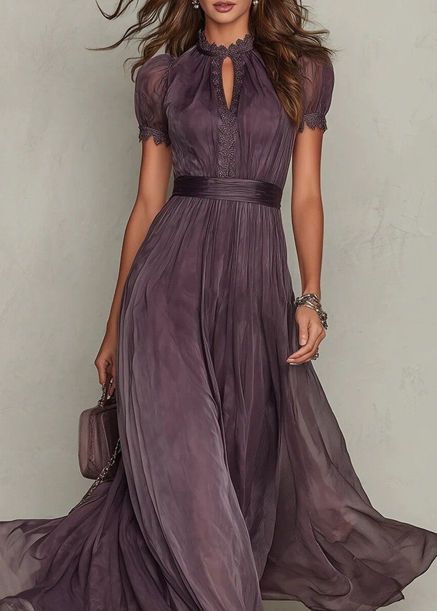 Auréline - Robe Longue Élégance Royale