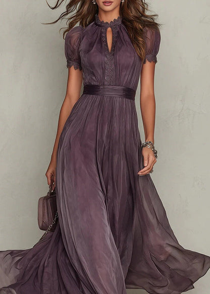 Auréline - Robe Longue Élégance Royale