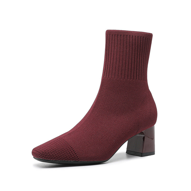 Bottines Chaussette Élégance