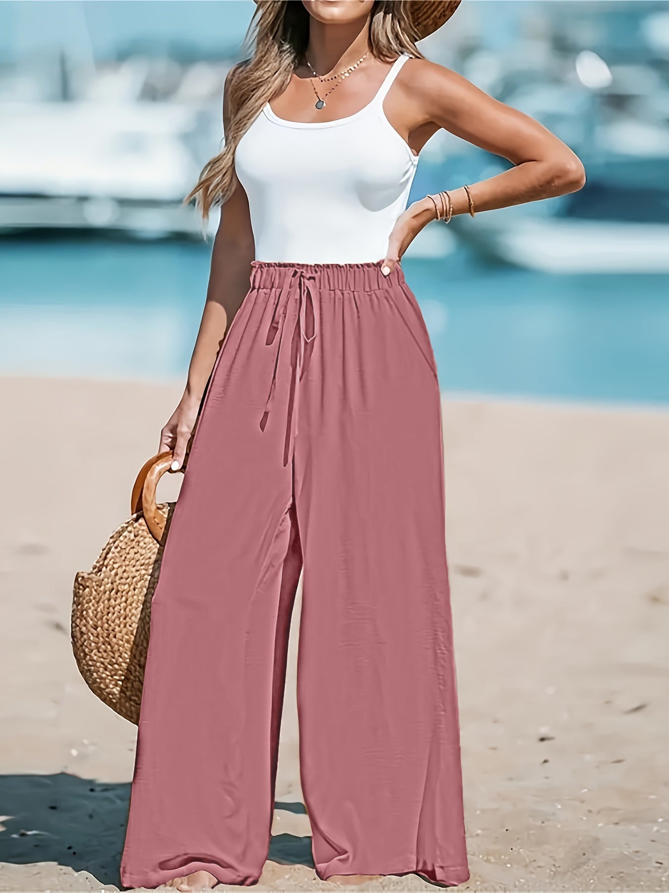 Zelora – Pantalon Fluide Moderne