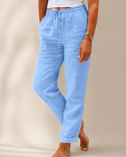 Élina – Pantalon Lin & Coton