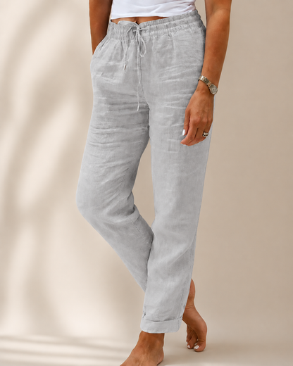 Élina – Pantalon Lin & Coton