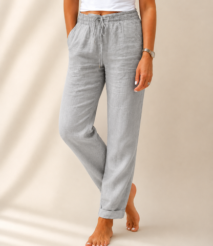 Élina – Pantalon Lin & Coton