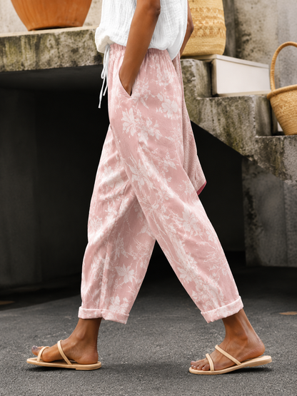 Sorelia™ | Pantalon Bohème Fleuri