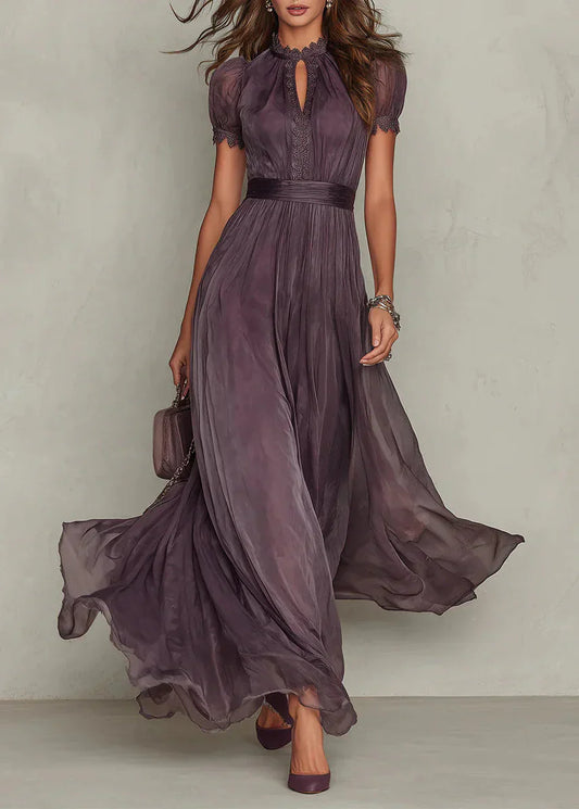 Auréline - Robe Longue Élégance Royale