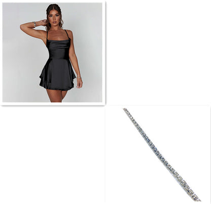 Velira – Robe Satin Allure Sensuelle
