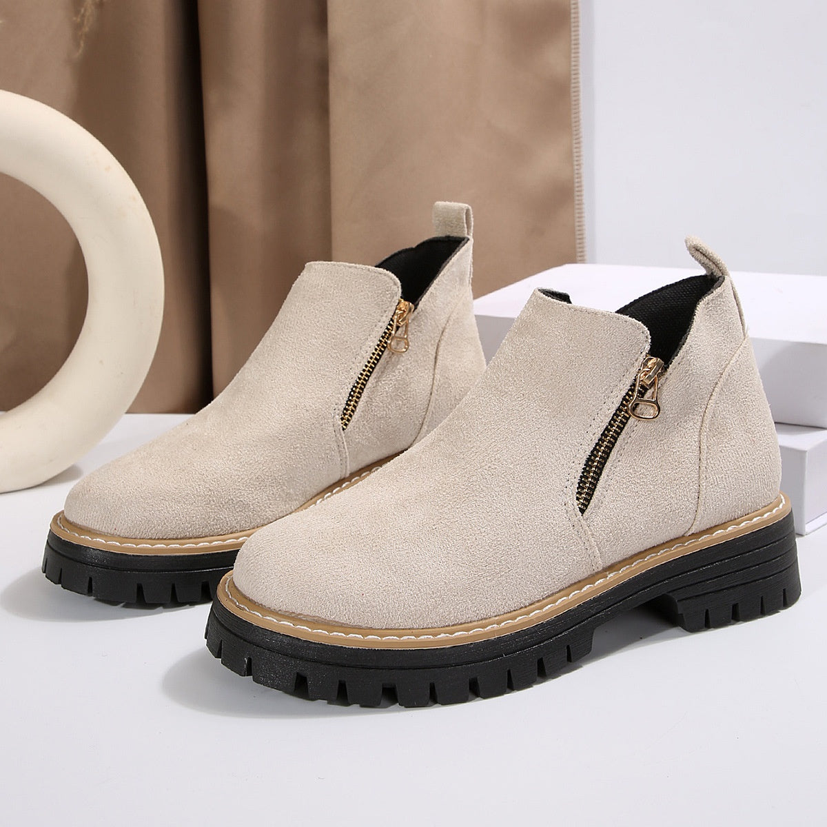 Bottines Suédées Moderne