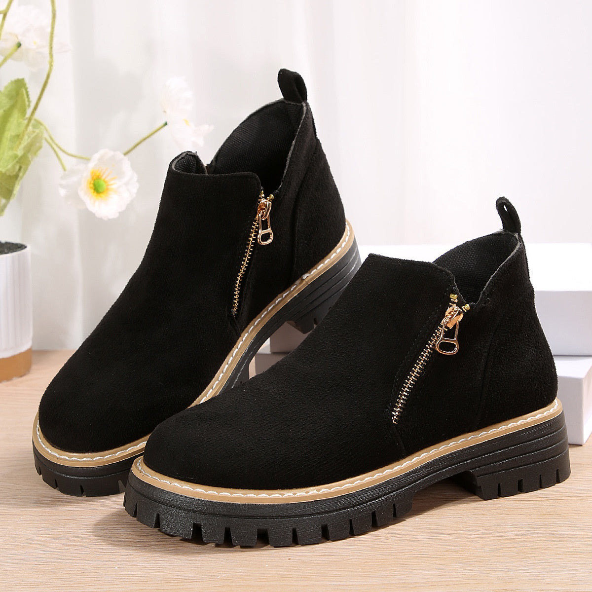 Bottines Suédées Moderne