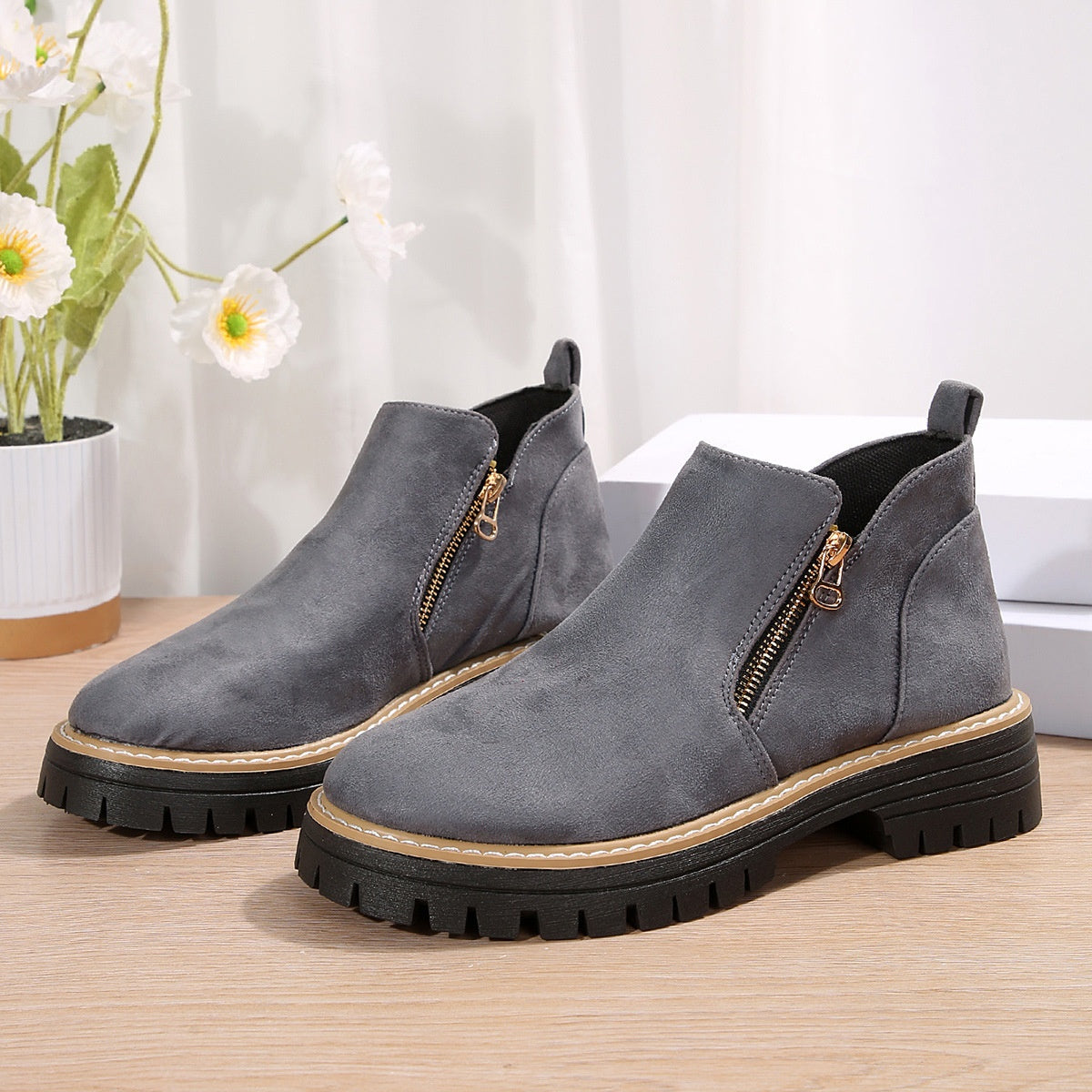 Bottines Suédées Moderne