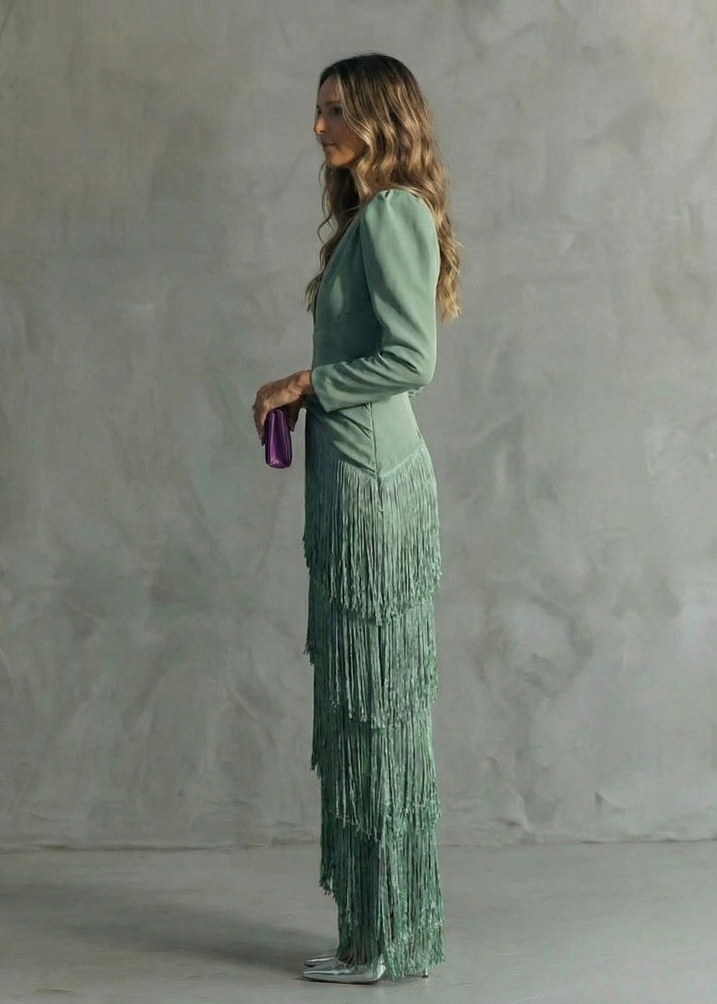 Clara - Robe Élégante à Franges